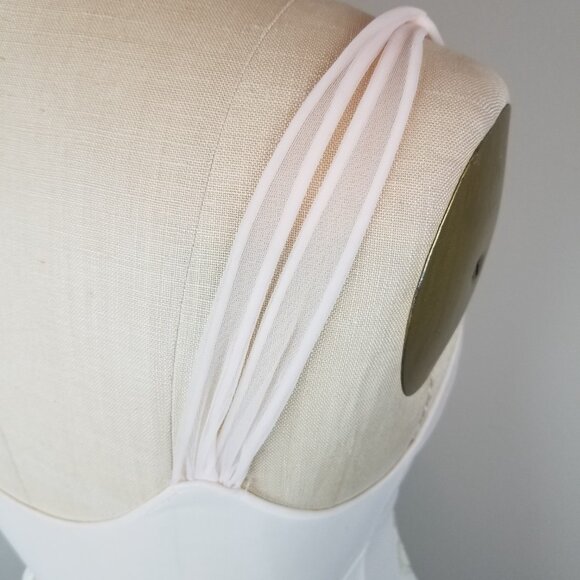 Romantic Vintage 1940's Regency Style Blush Pink Nightgown Small by Van Raalte - Picture 9 of 11